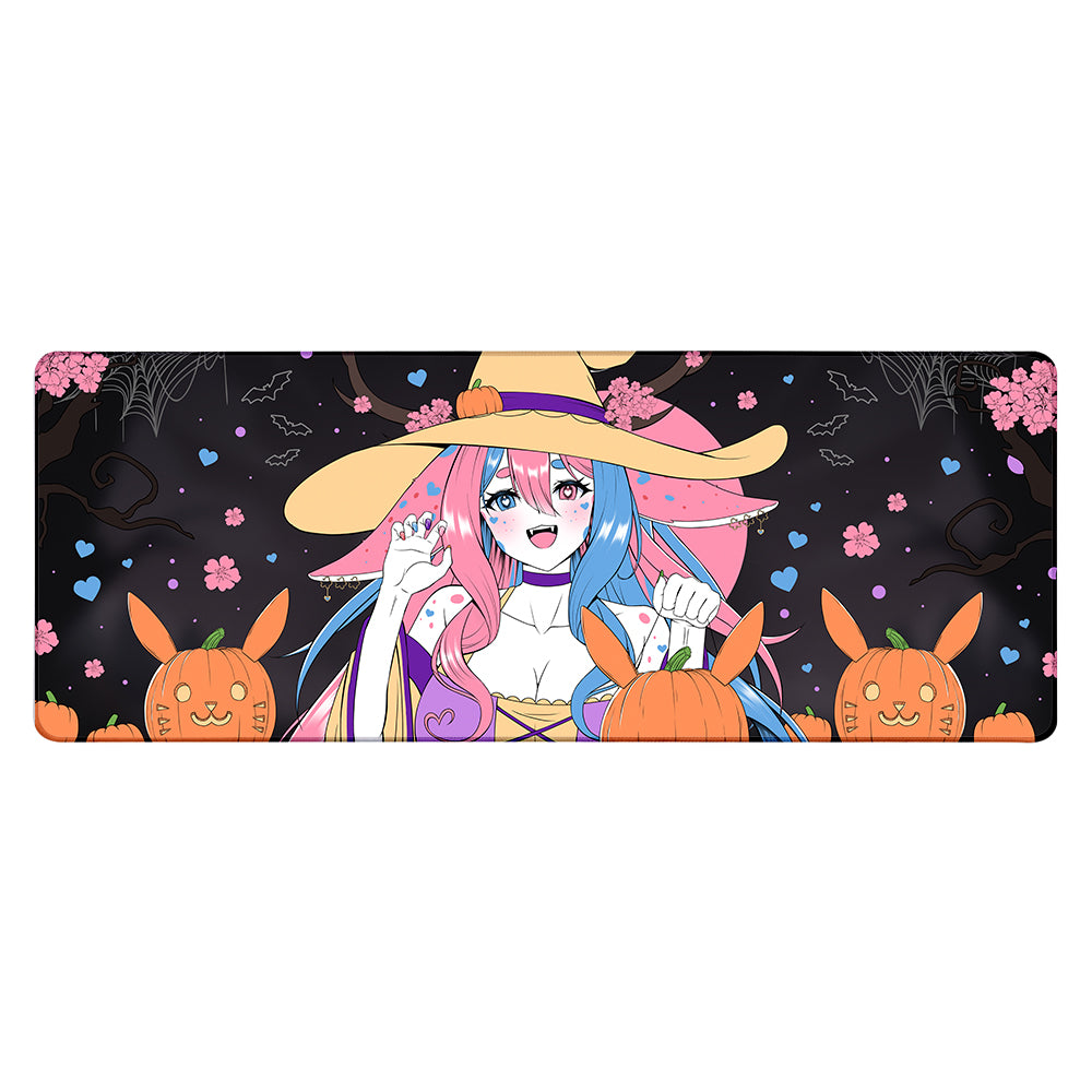 LadyBunnBunn 'Bunn-o-ween' XL Deskmat