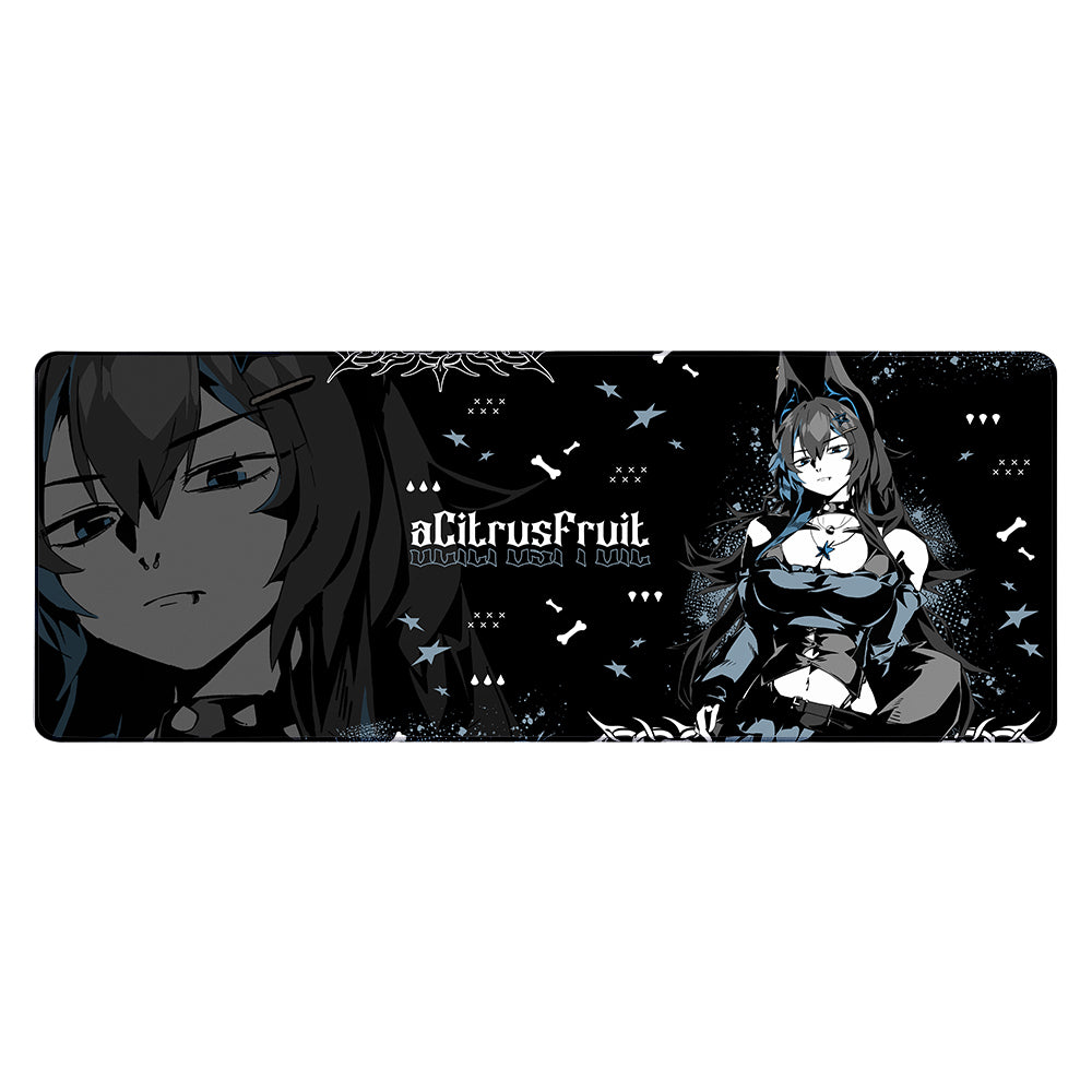 aCitrusFruit Devilish Wolf XL Mousepad