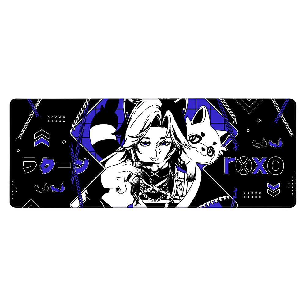 roxoah Indigo Raccoon XL Mousepad
