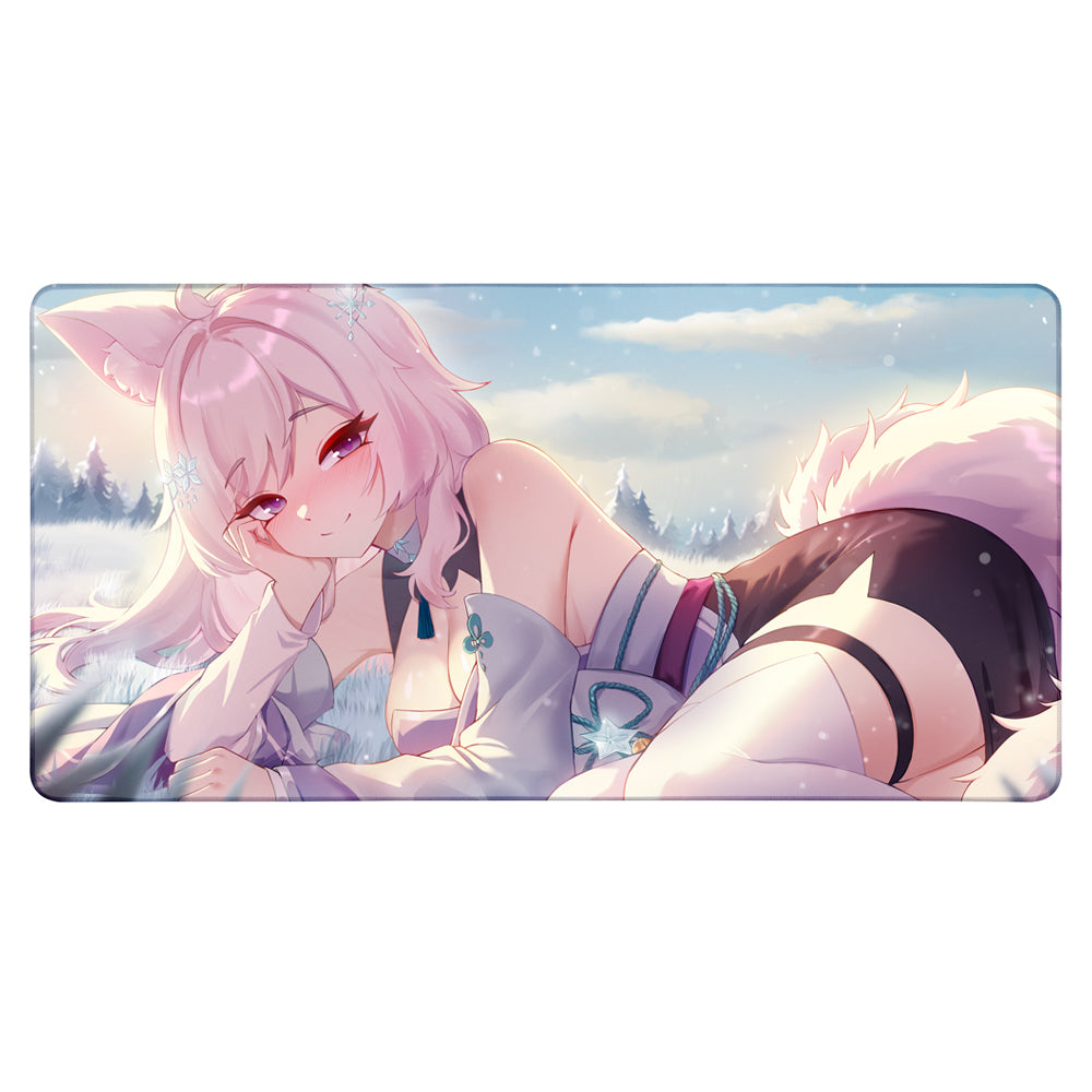 Yuki_Shima_Fox "Snowscape" XXL Mousepad