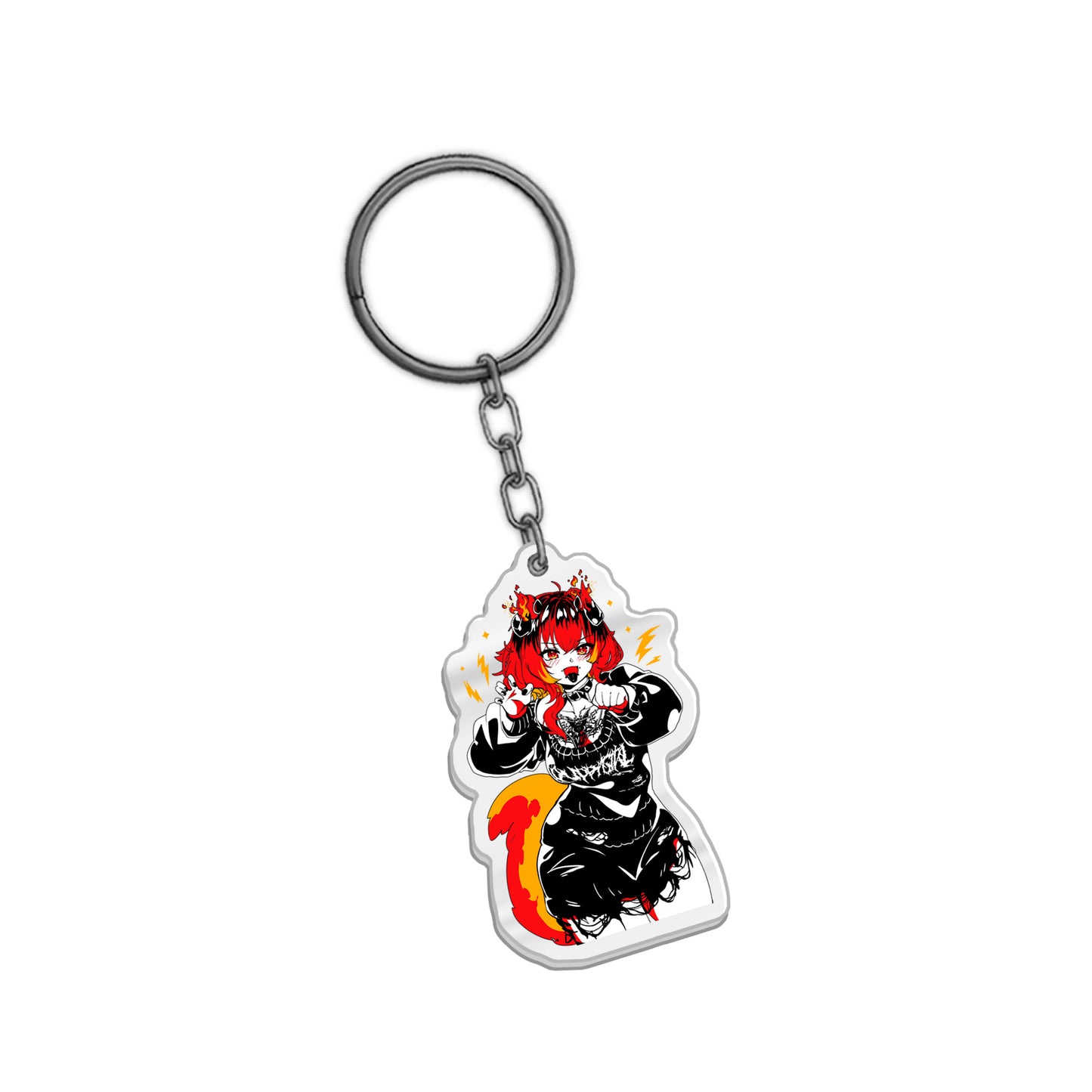 ZakkieVR Blazin' Keychain