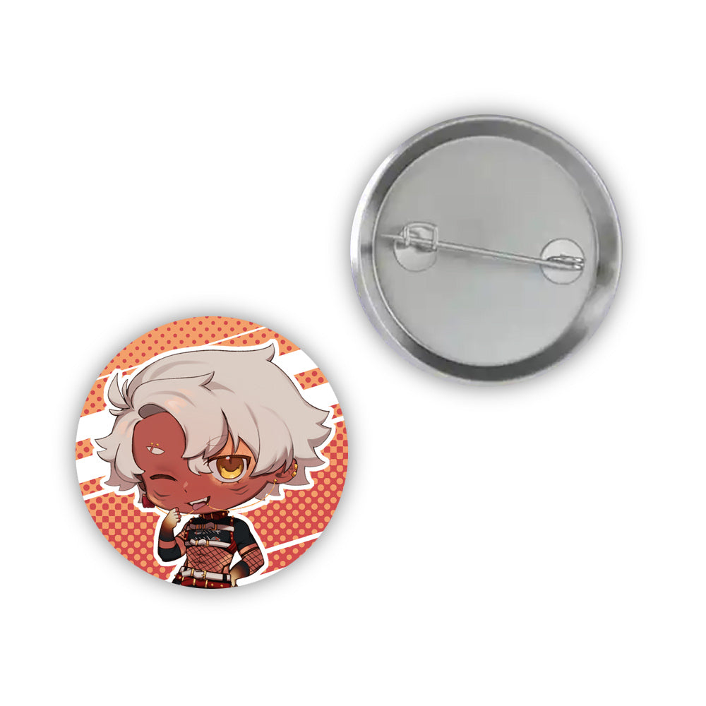 Yuitannn Chibi Wink Button Pin
