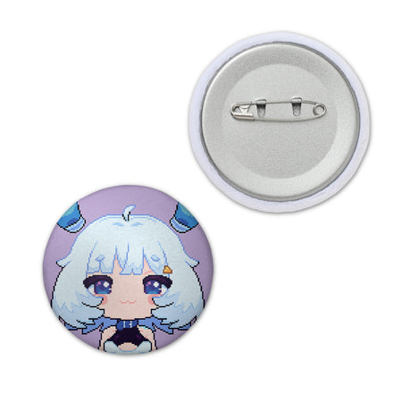 cunniehoe Plushie Pin