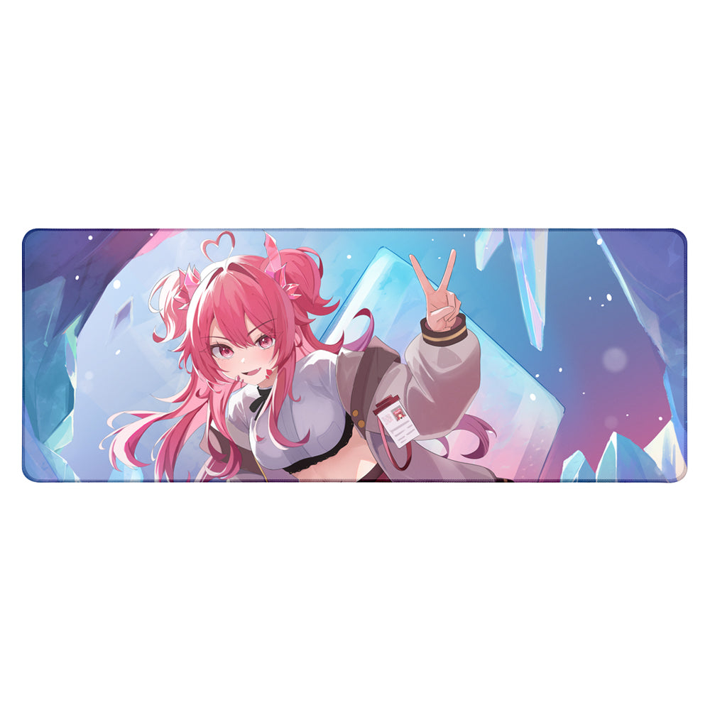 fluffyzegem "Crystal Caverns" XL Mousepad
