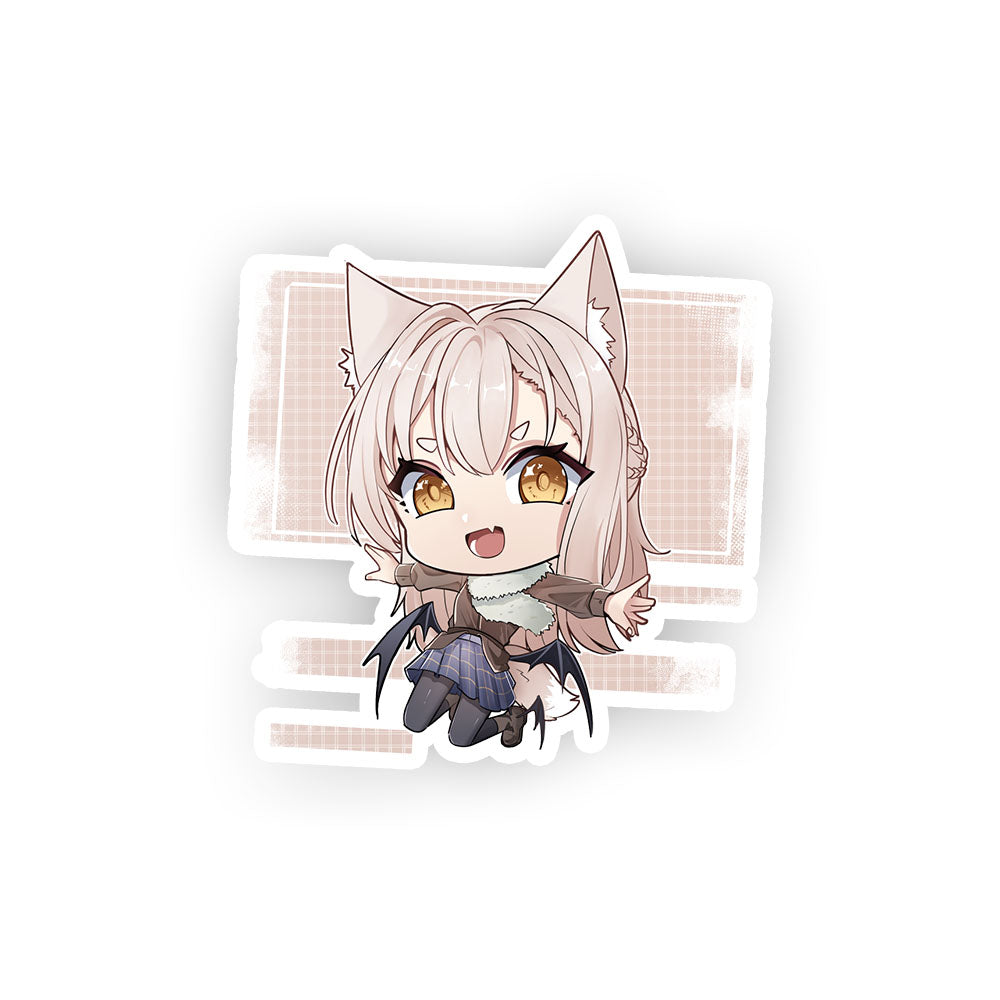 fruitiqt Grid Chibi Sticker