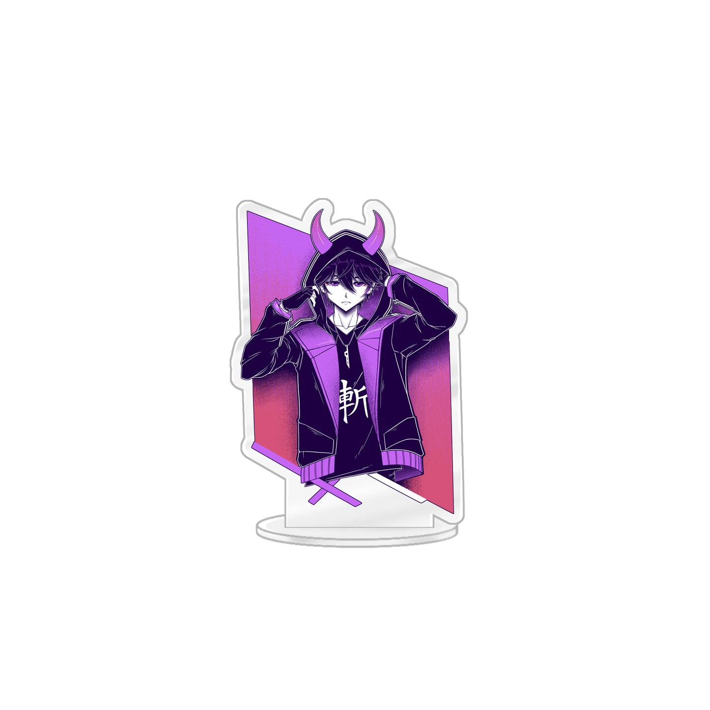 ValakVtuber Caution Standee