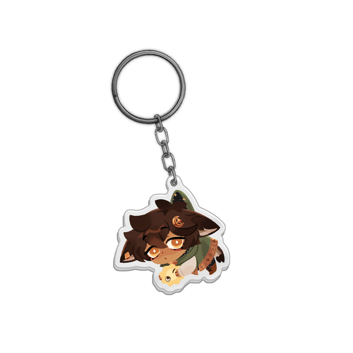 isatwothree "Hanging" Keychain