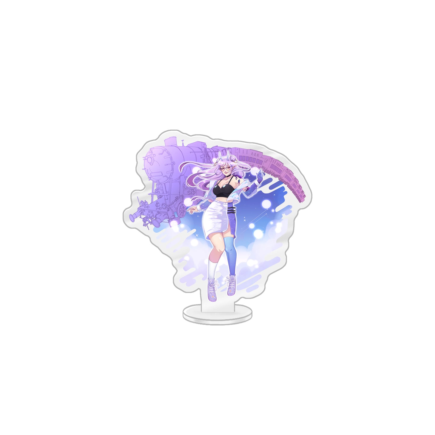 lawendowa_ "Cosmic Deer" Acrylic Standee