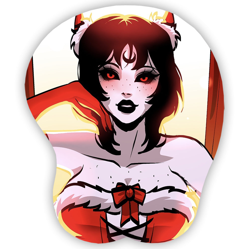 Witchy_Tea_Cup Santa Honey 3D mousepad