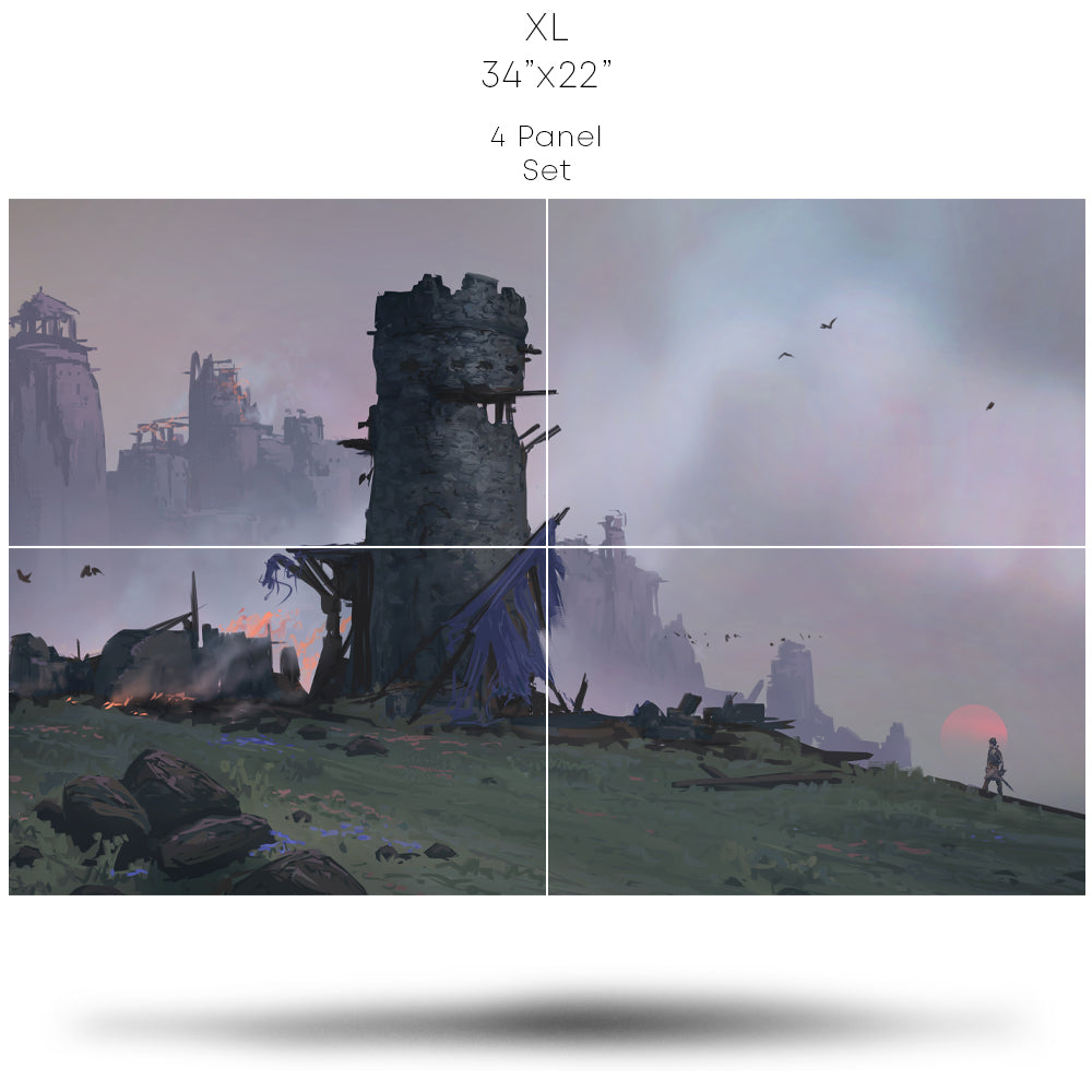 Castle Ruins Poster
