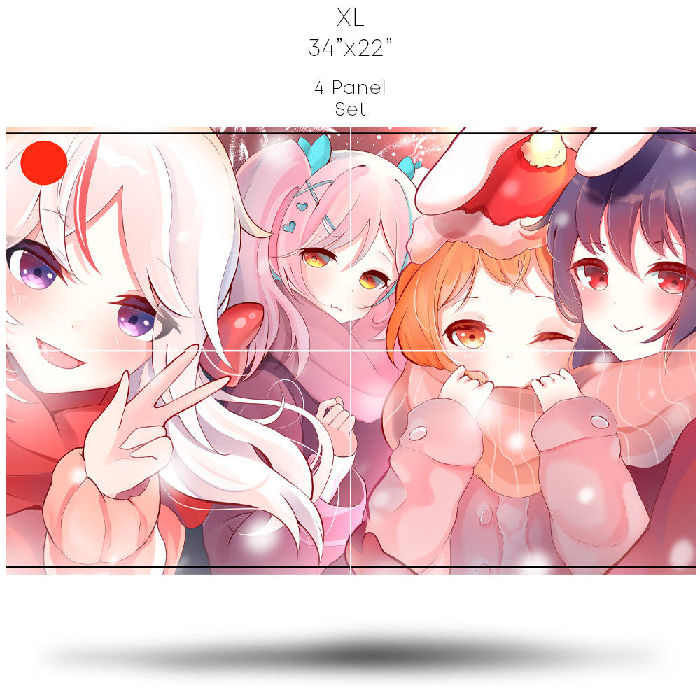 Christmas Selfie Anime Poster