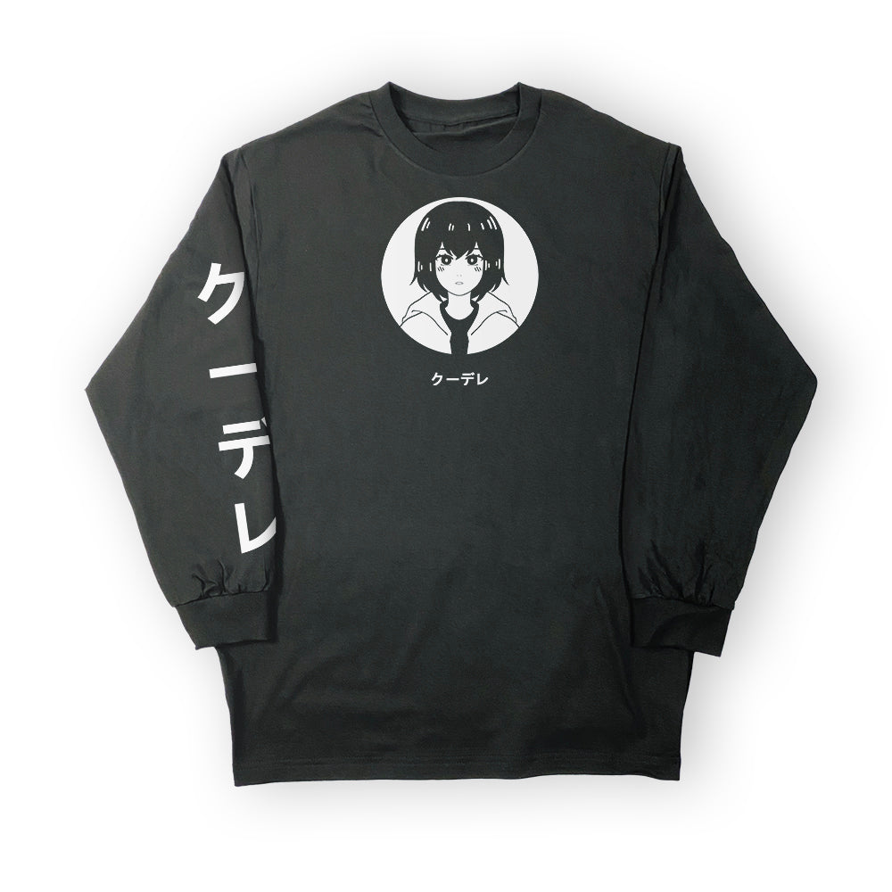 Kuudere Simple Anime Long Sleeve Tee