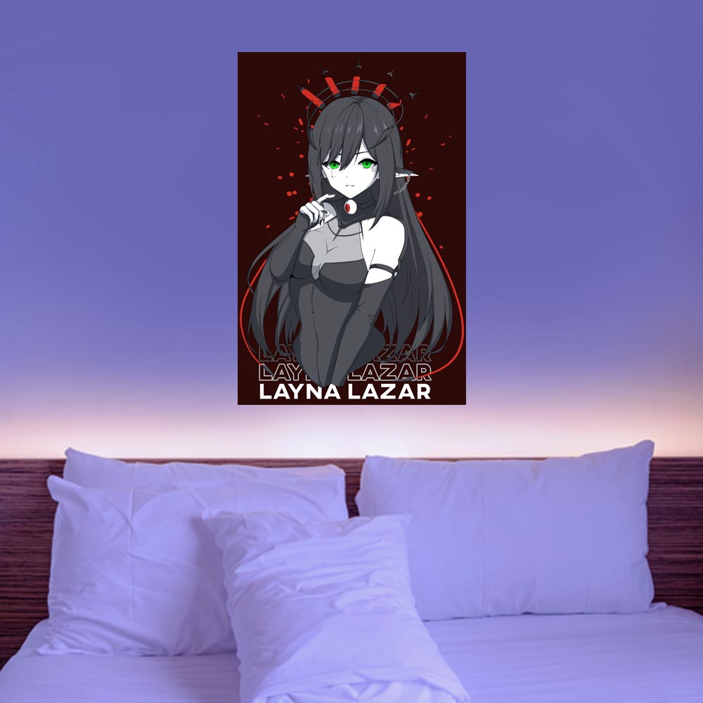 Layna Lazar Splatter Poster