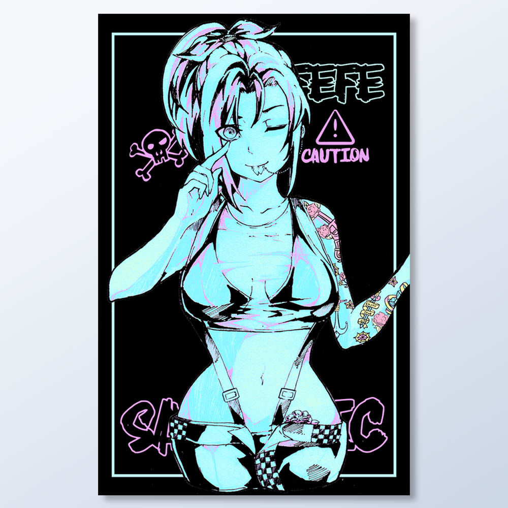 FeFe Warning Poster
