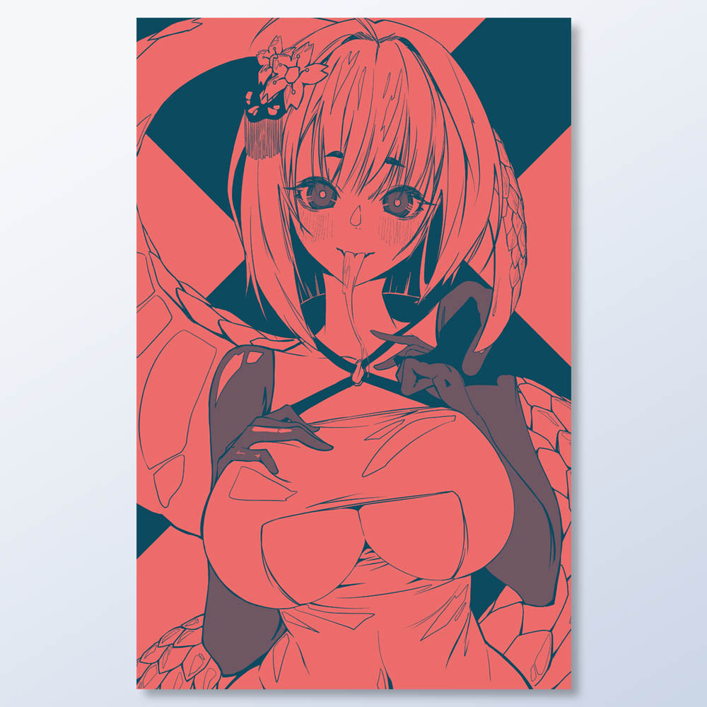 Saa Retro Anime Poster