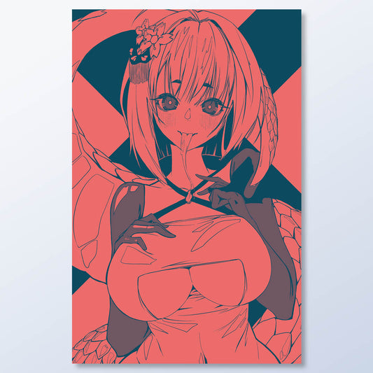 Saa Retro Anime Poster