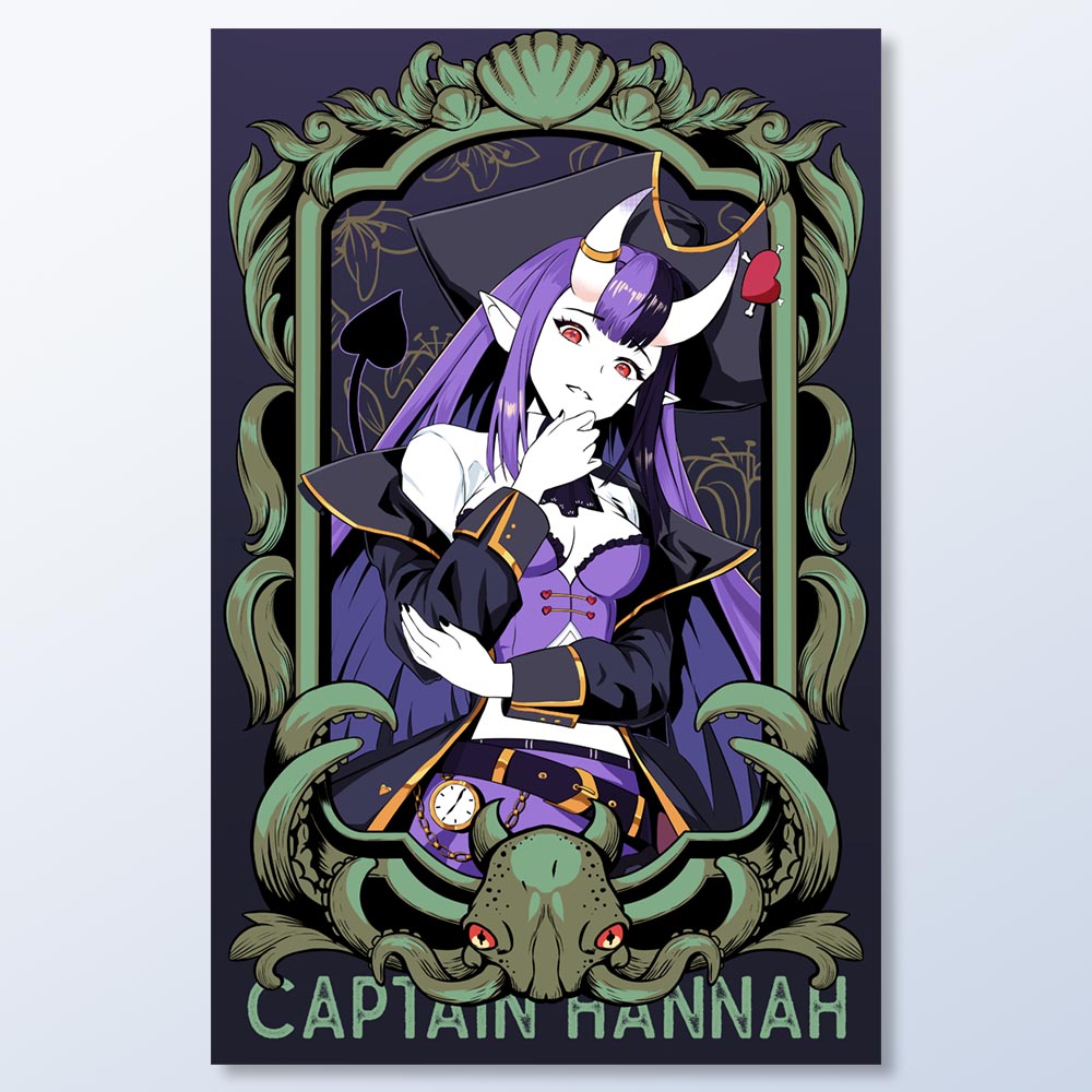 Captain Hannah Anime Poster