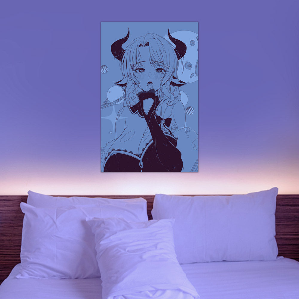 Miilkywayz Ahegao Anime Poster
