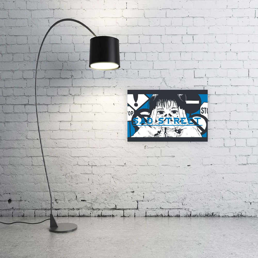 Sad Street Anime Poster
