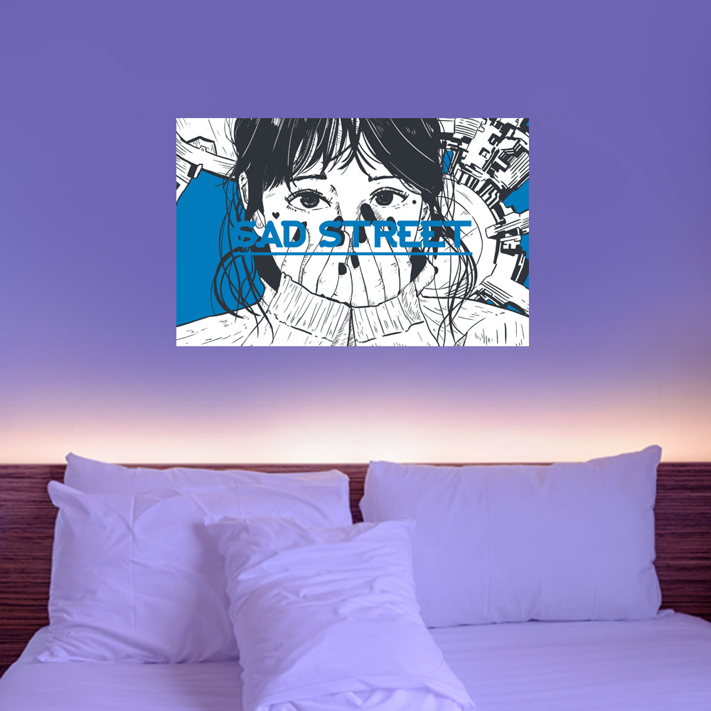 Sad Street V2 Anime Poster