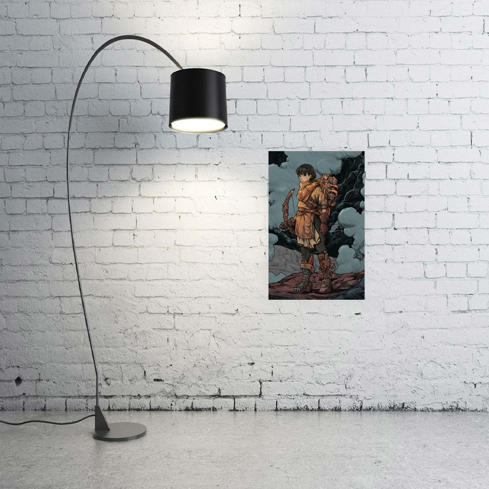 Steampunk Girl Anime Poster