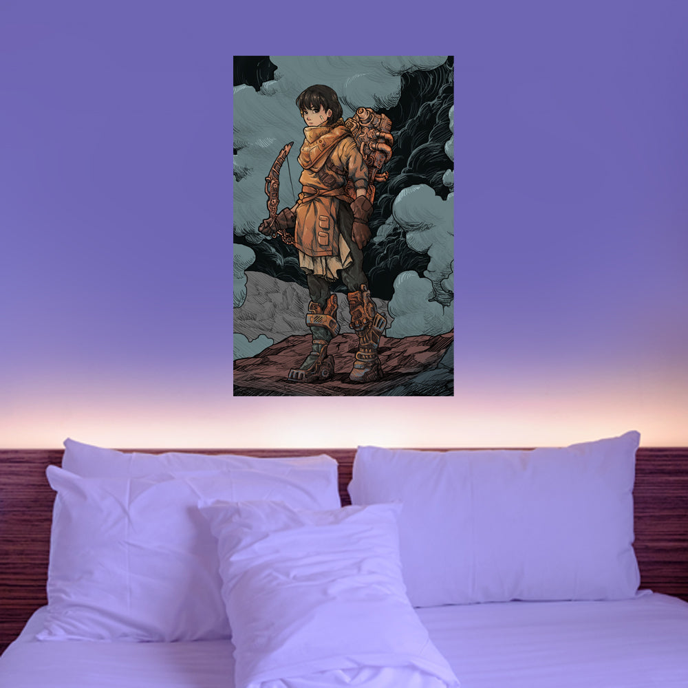 Steampunk Girl Anime Poster