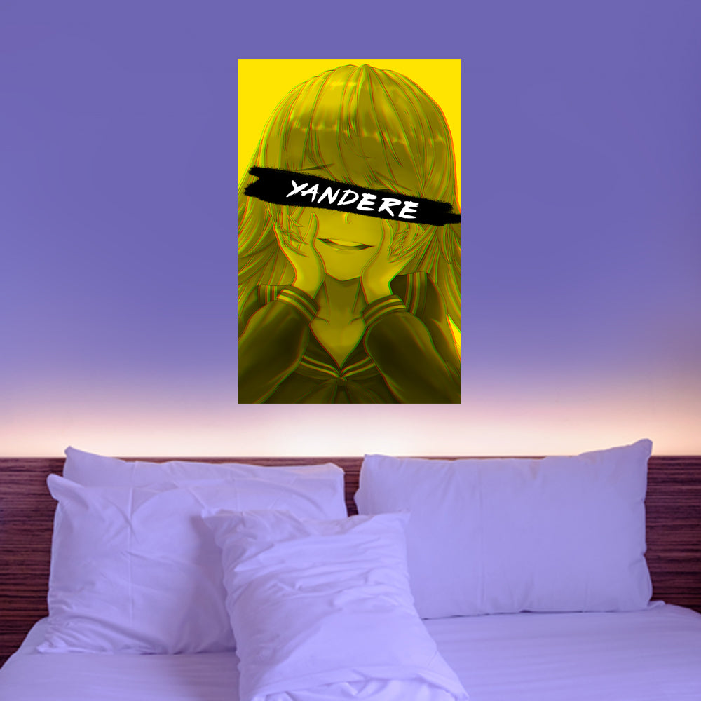 Yandere Caution Anime Poster