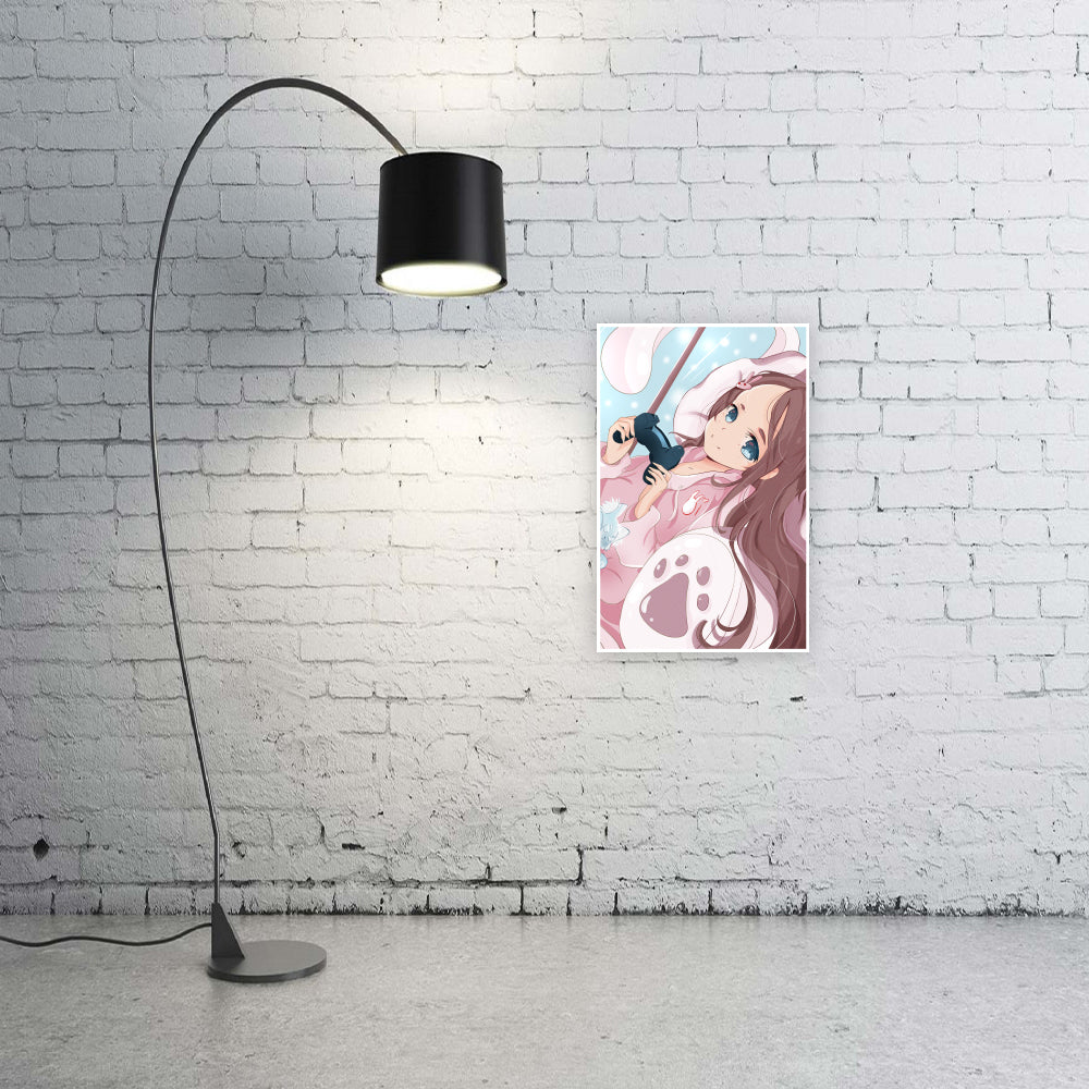 Gamer Girl Anime Poster