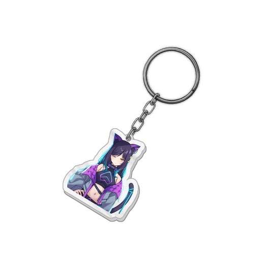 0EveZ "retrowave" Keychain