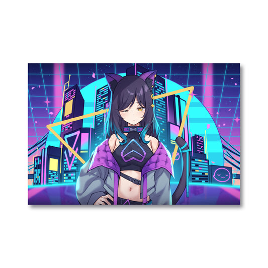 0EveZ "retrowave" Poster