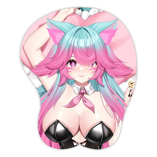 AkumaMikoVT Bunny Suit 3D Mousepad