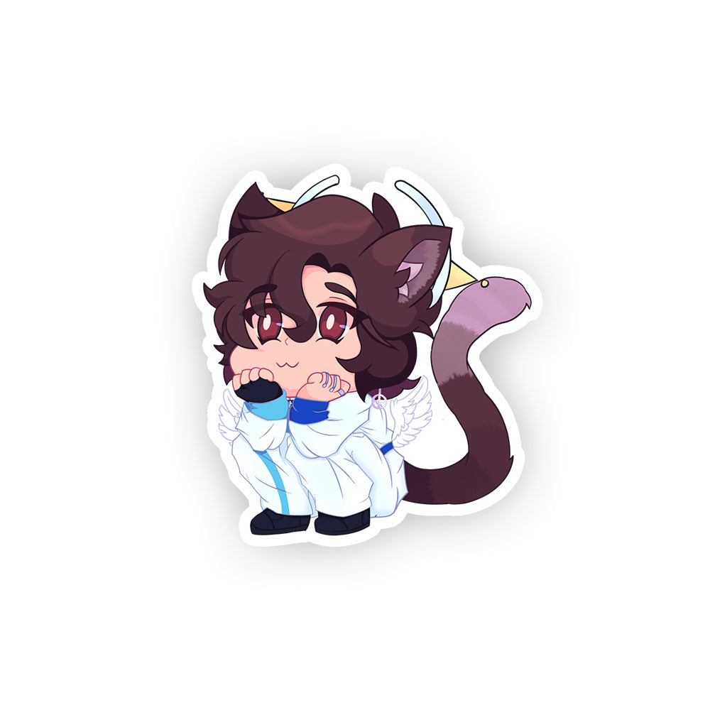 Abs_VT 'Cozy Catboy' Sticker