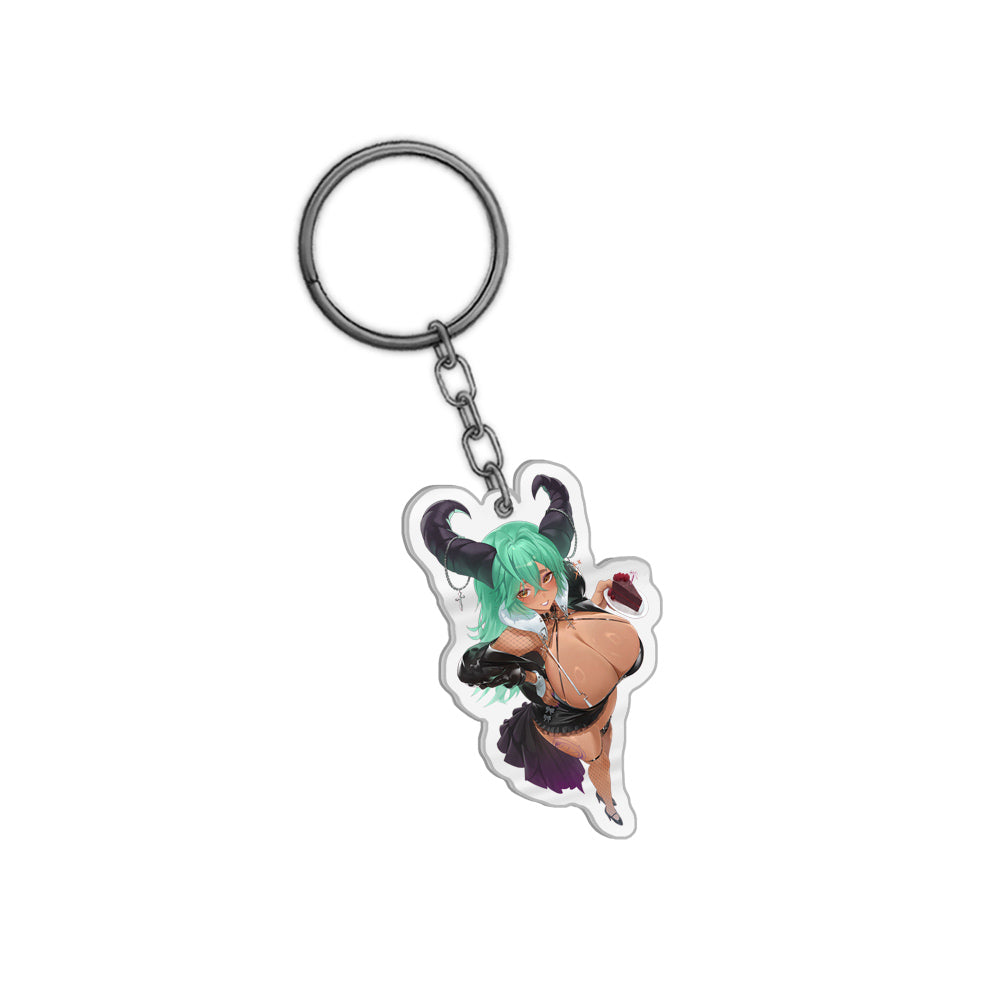 AzuraDulait Slice of Cake Keychain