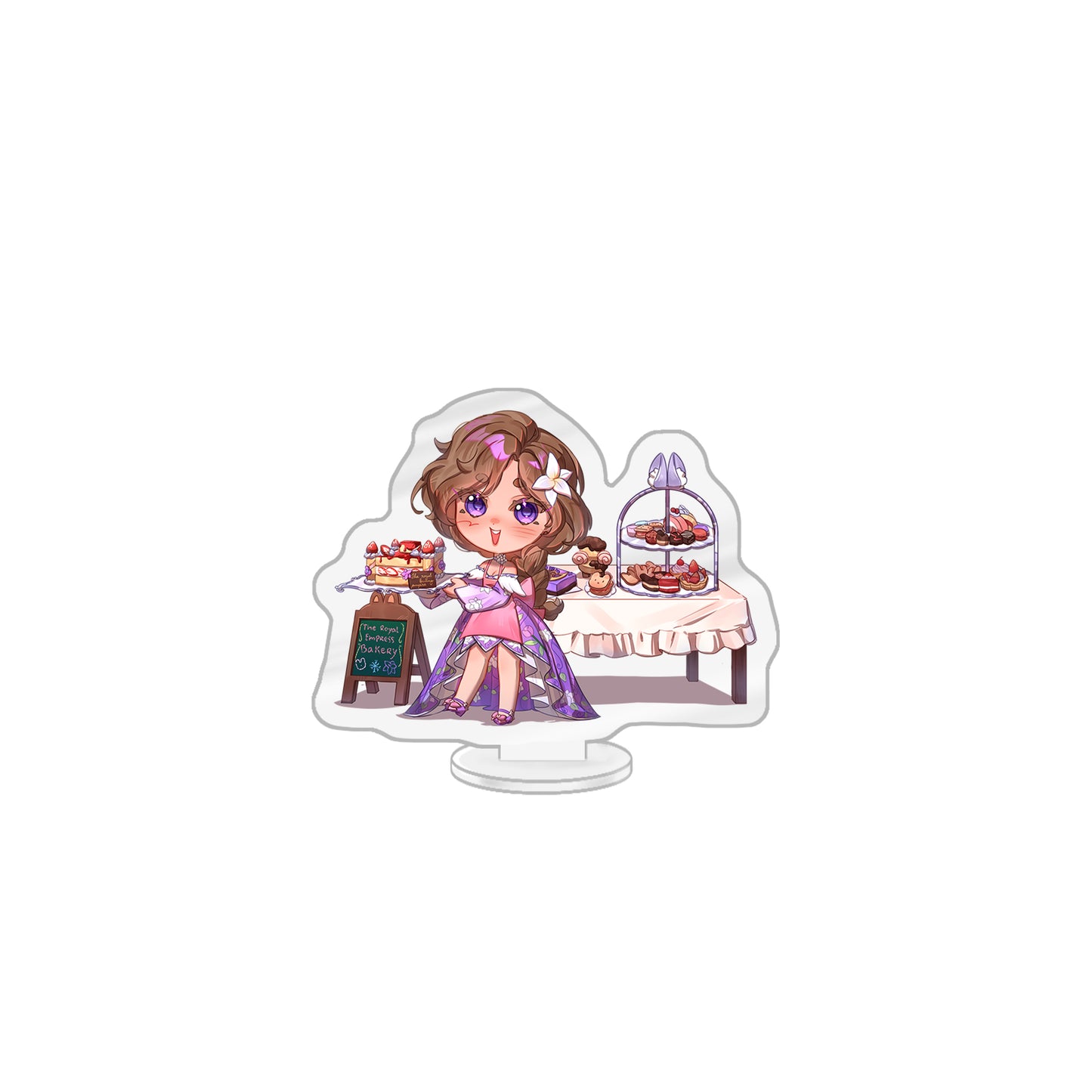 BunnyWinterLily Plateful Delights Mini Standee