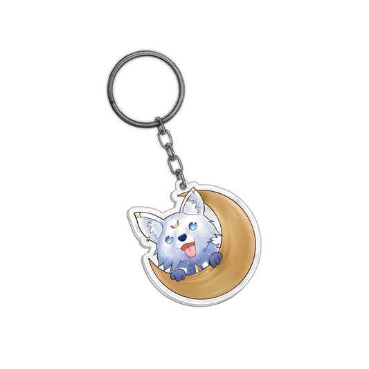 KasumiOkamiVT Lunar Wolf Keychain