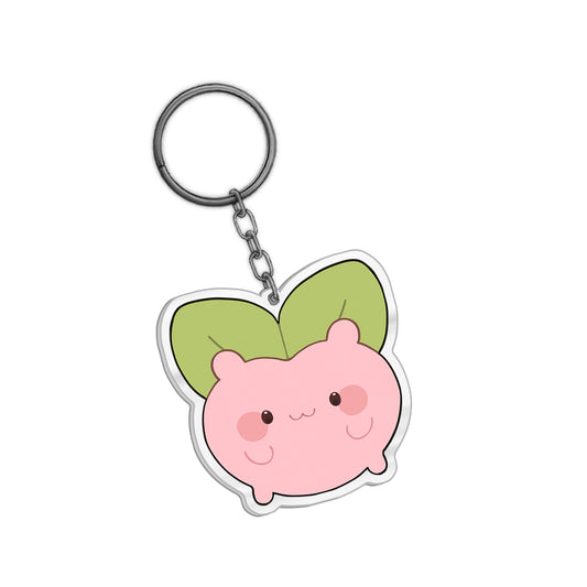 ProjektMomo Peach Keychain