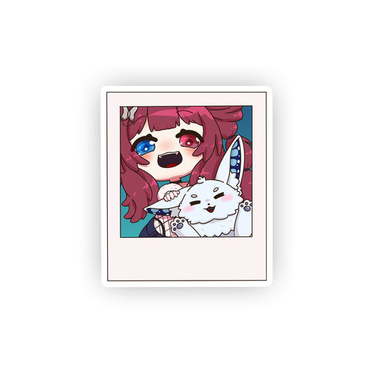 Aemilia and Fluffle Polaroid Sticker
