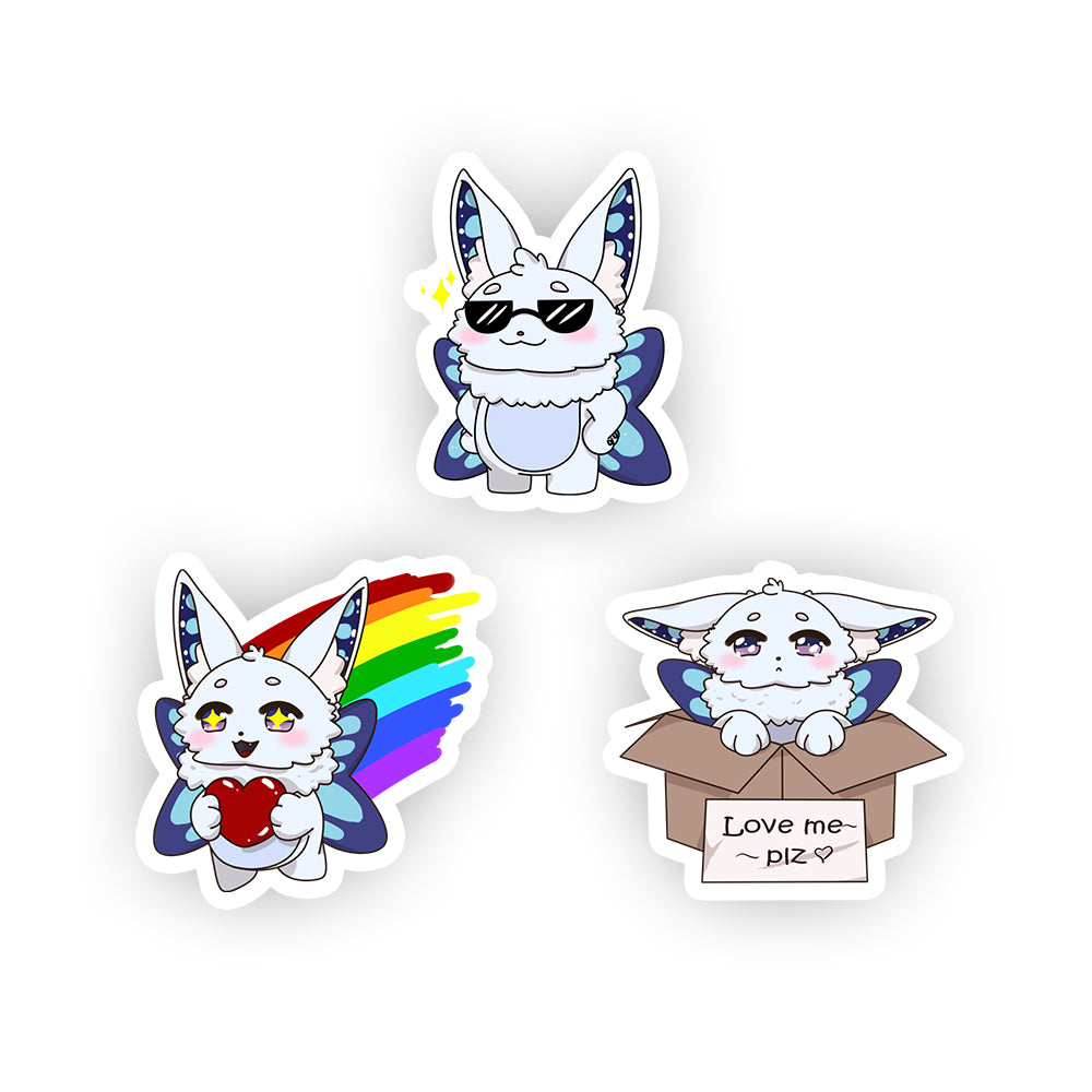 Aemilia Fluffle Sticker Pack