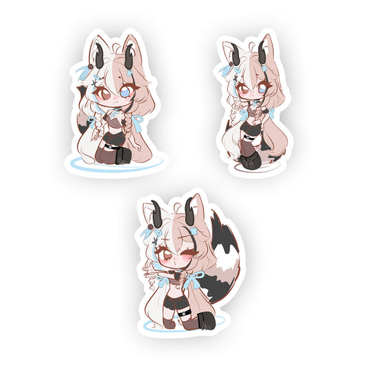 Ahkinoh Arctic Fox Sticker Pack