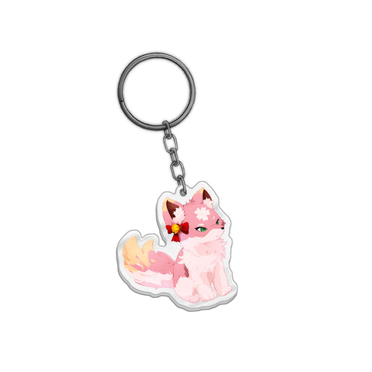 Allikatmarie "Sakura Pup" Keychain