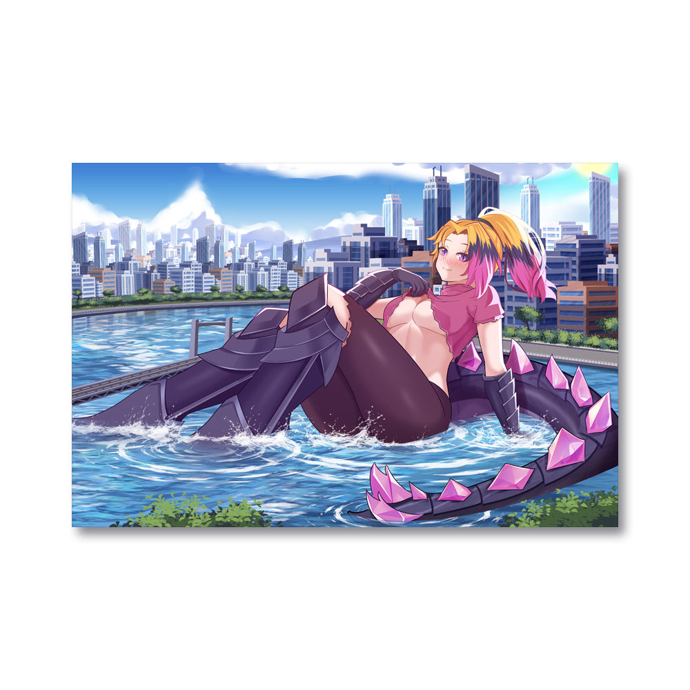 AmyZillaVT "Kaiju Bay" Poster