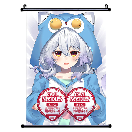 AngryOwlCat Noodle Wall Scroll