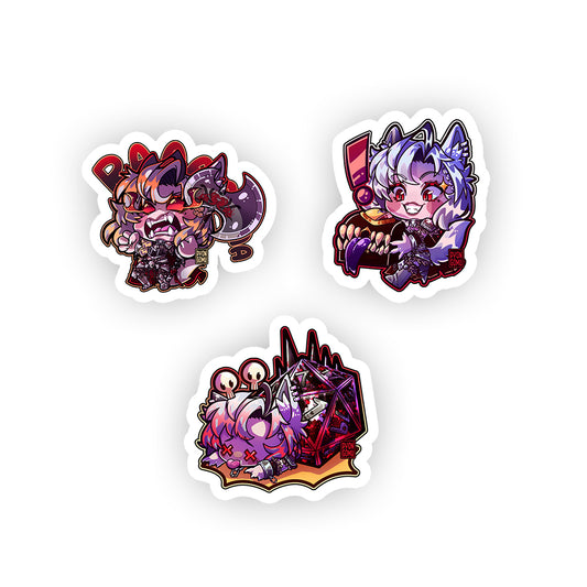 AruSilverFang Chibi Sticker Pack