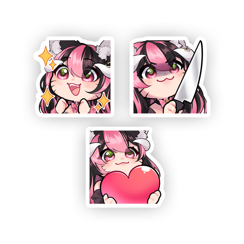 Asakifox Emote Sticker Pack