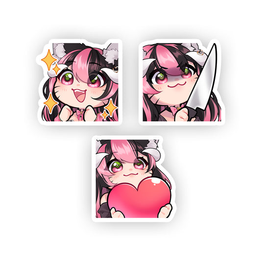 Asakifox Emote Sticker Pack