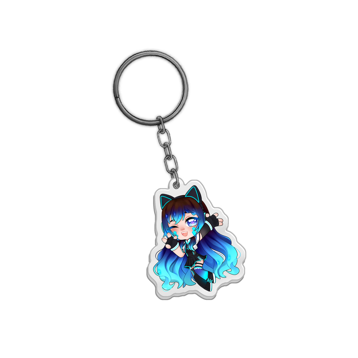 Ayami2059 "Chibi Glitch" Keychain