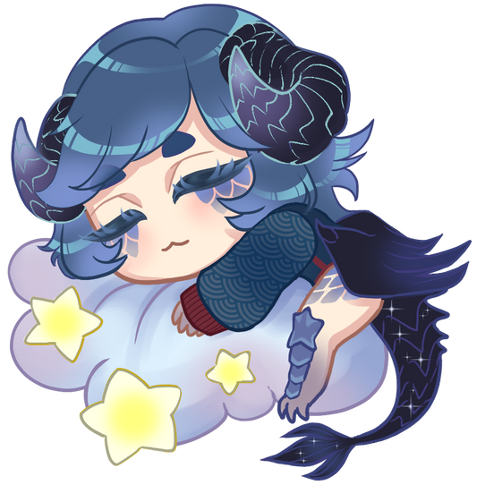 BblueAether Eepy Dreams Acrylic Keychain