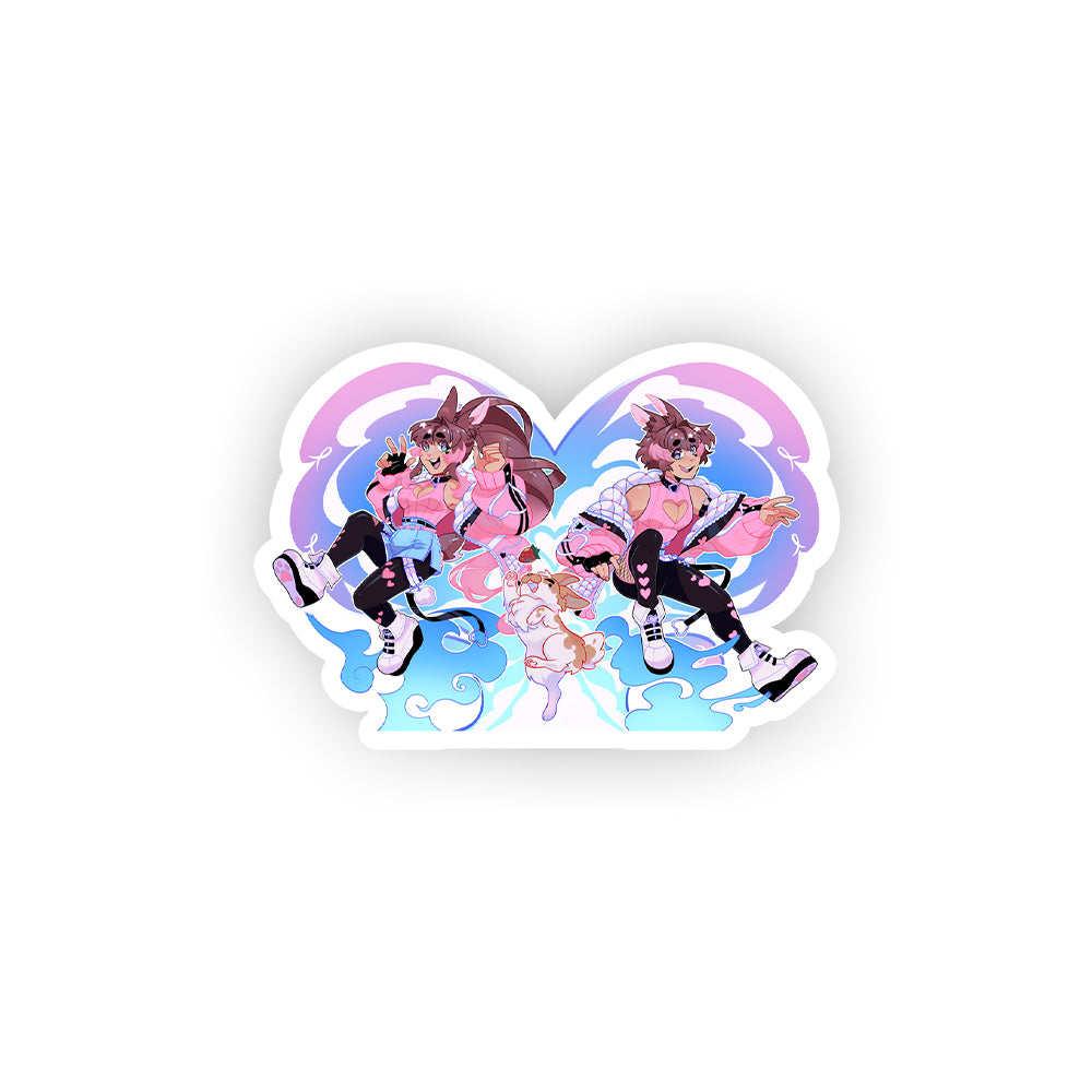 BERiBREi "Munch Munch Fall in Love" Sticker