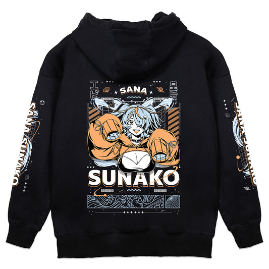 Sana Sunako "Galactic Empress" Hoodie - Black