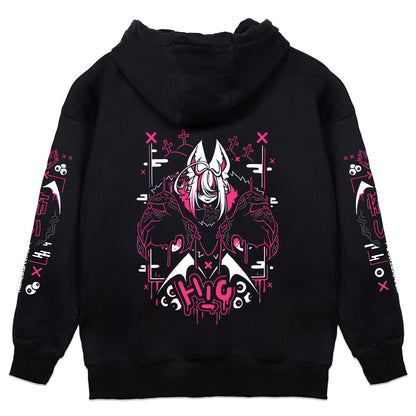 Hiokleo Graveyard Horror Hoodie